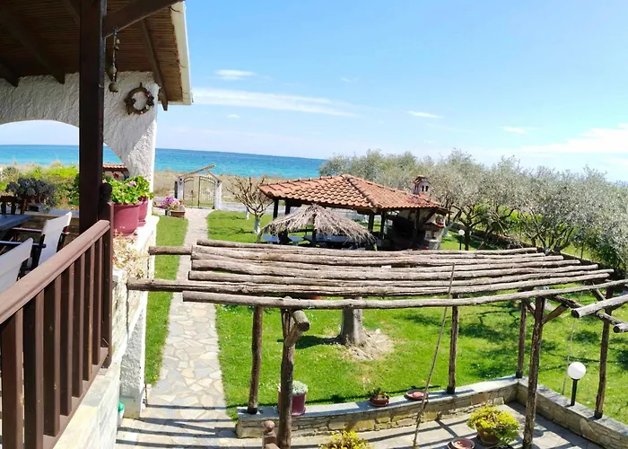 Landsted σπίτι στο κυμα Litóchoron
